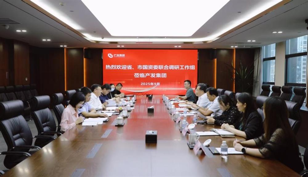 省、市国资委 联合调研工作组到产发集团调研指导工作